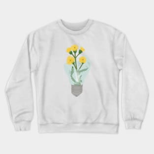 Broken dandelion bulb Crewneck Sweatshirt